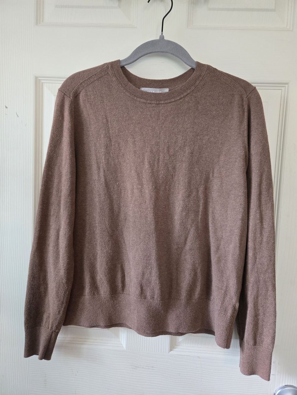 Everlane Organic Cotton Crew Knit Sweater